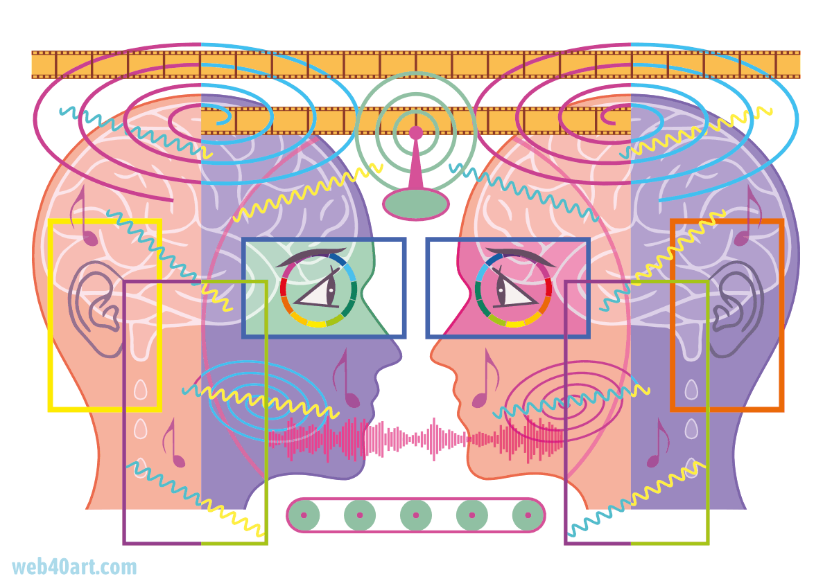 Kopf-Auge-Ohr - Kunstwerk