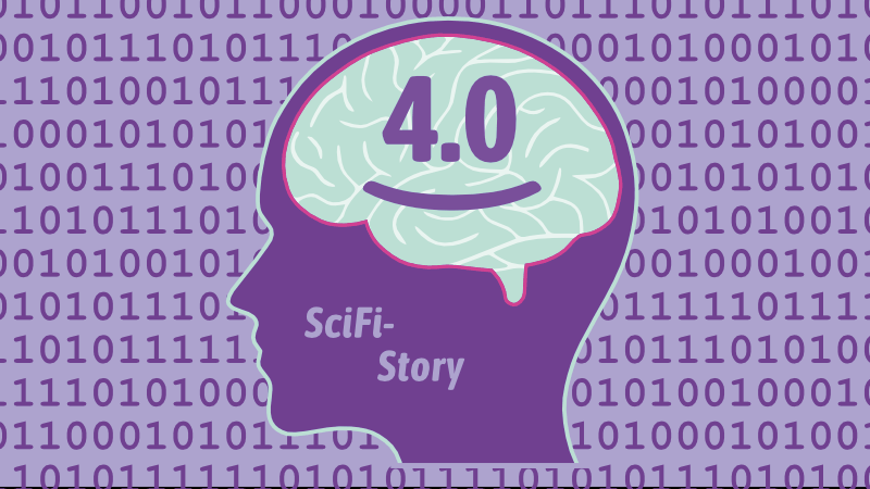 zweitüriger Kiefernschrank mit Türscheiben, pixeliges Bild wie durch Milchglas betrachtet